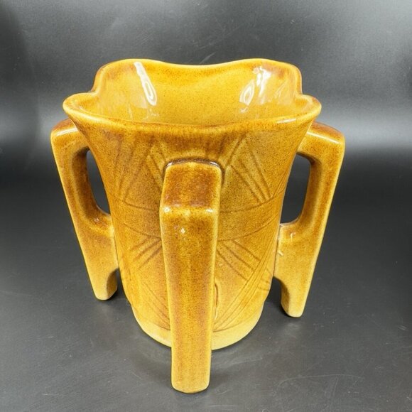 Ireland Pottery Vase Grafton Street Dublin Vase With Four Handles Flower Pot VTG - Picture 9 of 12